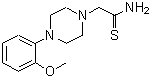 CAS#: 219125-59-4， 2-[4-(2-Methoxyphenyl)-1-Piperazinyl]Ethanethioamide