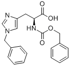 结构式 CAS# 21929-66-8, N-苄氧羰基-1-苄基组氨酸