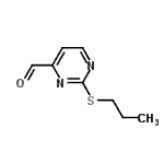 CAS#: 219729-65-4， 2-(Propylsulfanyl)-4-Pyrimidinecarbaldehyde