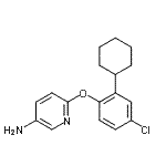 CAS#: 219866-01-0， 6-(4-Chloro-2-Cyclohexylphenoxy)-3-Pyridinamine