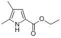 structure of CAS# 2199-45-3, Ethyl 4,5-Dimethyl-1H-Pyrrole-2-Carboxylate;4,5-Dimethyl-1H-Pyrrole-2-Carboxylic Acid Ethyl Ester;Inchi=1/C9h13no2/C1-4-12-9(11)8-5-6(2)7(3)10-8/H5,10H,4H2,1-3H;1H-Pyrrole-2-Carboxylic Acid, 4,5-Dimethyl-, Ethyl Ester