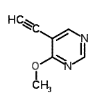 CAS#: 219915-20-5， 5-Ethynyl-4-Methoxypyrimidine