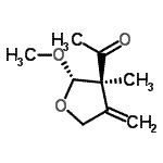 CAS#: 220308-44-1， 1-[(2S,3S)-2-Methoxy-3-Methyl-4-Methylenetetrahydro-3-Furanyl]Ethanone