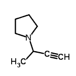 CAS#: 220436-12-4， 1-(3-Butyn-2-Yl)Pyrrolidine