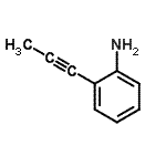 CAS#: 220465-91-8， 2-(1-Propyn-1-Yl)Aniline