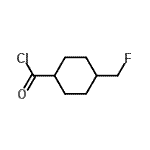 CAS#: 220573-28-4， 4-(Fluoromethyl)Cyclohexanecarbonyl Chloride