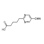 CAS#: 220574-85-6， 5-(5-Cyanopyrimidin-2-Yl)Pentanoic Acid