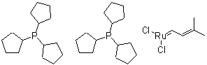 CAS#: 220883-08-9， Dichloro(3-methyl-2-buten-1-ylidene)bis(tricyclopentylphosphine)-Ruthenium