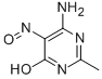 结构式 CAS# 2209-72-5, 6-氨基-2-甲基-5-亚硝基-4(3H)-嘧啶酮
