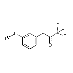 结构式 CAS# 22102-09-6, 1,1,1-三氟-3-(3-甲氧基苯基)丙酮