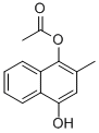 structure of CAS# 2211-27-0, (4-Hydroxy-2-Methylnaphthalen-1-Yl) Acetate;(4-Hydroxy-2-Methyl-1-Naphthyl) Acetate;Acetic Acid (4-Hydroxy-2-Methyl-1-Naphthyl) Ester;(4-Hydroxy-2-Methyl-Naphthalen-1-Yl) Ethanoate