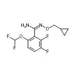 CAS#: 221202-26-2, N'-(Cyclopropylmethoxy)-6-(Difluoromethoxy)-2,3-Difluorobenzenecarboximidamide