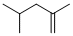 结构式 CAS# 2213-32-3, 2,4-二甲基戊-1-烯