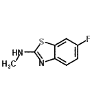 CAS#: 221654-65-5， 6-Fluoro-N-Methyl-1,3-Benzothiazol-2-Amine