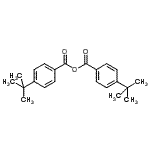 结构式 CAS# 22201-45-2, 4-(2-甲基-2-丙基)苯甲酸酐