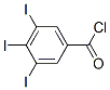 structure of CAS# 22205-68-1, 3,4,5-Triiodobenzoyl Chloride;3-09-00-01461 (Beilstein Handbook Reference);Benzoyl Chloride, 3,4,5-Triiodo-;Brn 2450573