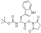 CAS#: 22220-11-7， 2,5-Dioxo-1-Pyrrolidinyl N-{[(2-Methyl-2-Propanyl)Oxy]Carbonyl}Tryptophanate
