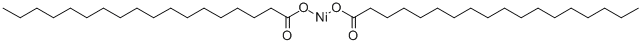 structure of CAS# 2223-95-2, Nickel Stearate;Nickelous Octadecanoate;Nickelous Stearate;Nickel(Ii) Stearate