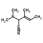 CAS#: 223121-67-3， (3E)-2-(Dimethylamino)-3-Methyl-3-Pentenenitrile