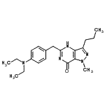 CAS#: 223430-04-4， 5-[4-(Diethylamino)Benzyl]-1-Methyl-3-Propyl-1,4-Dihydro-7H-Pyrazolo[4,3-d]Pyrimidin-7-One