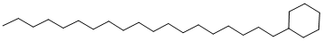 structure of CAS# 22349-03-7, n-Nonadecylcyclohexane;Cyclohexane, Nonadecyl-