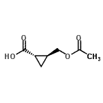 CAS#: 223800-41-7， (1S,2S)-2-(Acetoxymethyl)Cyclopropanecarboxylic Acid
