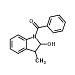 CAS#: 22397-26-8， (2-Hydroxy-3-Methyl-2,3-Dihydro-1H-Indol-1-Yl)(Phenyl)Methanone