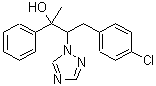 structure of CAS# 224047-41-0, 4-(4-Chlorophenyl)-2-Phenyl-3-(1H-1,2,4-Triazol-1-Yl)-2-Butanol;1-[2-(4-C<wbr>HLOROPHEN<wbr>YL)-1-(1-<wbr>HYDROXY-1<wbr>-PHENYLET<wbr>HYL)ETHYL<wbr>]-1,2,4-T<wbr>RIAZOLE;4-(4-Chlo<wbr>ro-phenyl<wbr>)-2-pheny<wbr>l-3-[1,2,<wbr>4]triazol<wbr>-1-yl-but<wbr>an-2-ol;Brassinazole