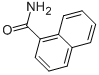 structure of CAS# 2243-81-4, Naphthalene-1-Carboxamide;1-Naphthalenecarboxamide;1-Naphthamide;Enamine_005415