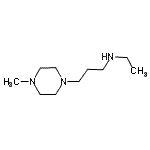 结构式 CAS# 224456-89-7, N-乙基-3-(4-甲基-1-哌嗪基)-1-丙胺