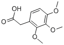 structure of CAS# 22480-91-7, 2,3,4-Trimethoxy-Benzeneacetic Acid;2-(2,3,4-Trimethoxyphenyl)Ethanoate;Zinc00155416