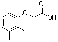 structure of CAS# 22504-84-3, 2-(2,3-Dimethylphenoxy)Propanoic Acid;2-(2,3-dimethylphenoxy)propanoic acid;2-(2,3-Dimethyl-phenoxy)-propionic acid;propionic acid, 2-(2,3-dimethylphenoxy)-
