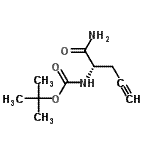 CAS#: 225122-78-1， 2-Methyl-2-Propanyl [(2S)-1-Amino-1-Oxo-4-Pentyn-2-Yl]Carbamate