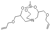 CAS#: 225504-94-9， 1-Methyl-3,7-bis[(2-propenyloxy)methyl]-2,8,9-Trioxa-5-aza-1-silabicyclo[3.3.3]undecane