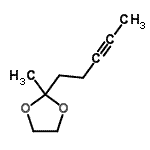 CAS#: 22592-16-1， 2-Methyl-2-(3-Pentyn-1-Yl)-1,3-Dioxolane