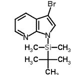 CAS#: 226085-15-0， 3-Bromo-1-[Dimethyl(2-Methyl-2-Propanyl)Silyl]-1H-Pyrrolo[2,3-b]Pyridine