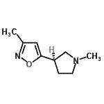 CAS#: 226088-55-7， 3-Methyl-5-[(3R)-1-Methyl-3-Pyrrolidinyl]-1,2-Oxazole