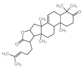 CAS#: 22611-36-5， (13S,14S,17S)-16beta-Hydroxy-3-Oxolanosta-7,24-Diene-21-Oic Acid gamma-Lactone