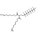CAS#: 226409-30-9， Bis[4-(Vinyloxy)Butyl] (3,3,4,4,5,5,6,6,7,7,8,8,8-Tridecafluorooctyl)Malonate