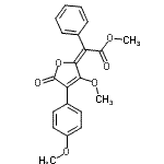 CAS#: 22736-30-7， Methyl (2E)-[3-Methoxy-4-(4-Methoxyphenyl)-5-Oxo-2(5H)-Furanylidene](Phenyl)Acetate