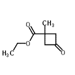 structure of CAS# 227607-44-5, Ethyl 1-Methyl-3-Oxocyclobutanecarboxylate;ethyl 1-methyl-3-oxocyclobutanecarboxylate