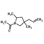 CAS#: 228099-00-1， 1-(4-Allyl-2,4-Dimethyl-1-Pyrrolidinyl)Ethanone