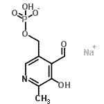 CAS#: 22816-56-4， Sodium (4-Formyl-5-Hydroxy-6-Methyl-3-Pyridinyl)Methyl Hydrogen Phosphate