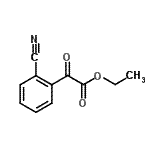 structure of CAS# 228259-44-7, Ethyl (2-Cyanophenyl)(Oxo)Acetate;Ethyl 2-cyanobenzoylformate;MFCD01319612