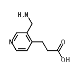 CAS#: 228272-10-4， 3-[3-(Aminomethyl)-4-Pyridinyl]Propanoic Acid