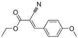 structure of CAS# 2286-29-5, Ethyl 2-Cyano-3-(4-Methoxyphenyl)Prop-2-Enoate;Ethyl (E)-2-Cyano-3-(4-Methoxyphenyl)Prop-2-Enoate;2-Cyano-3-(4-Methoxyphenyl)Prop-2-Enoic Acid Ethyl Ester;(E)-2-Cyano-3-(4-Methoxyphenyl)Prop-2-Enoic Acid Ethyl Ester