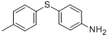 structure of CAS# 22865-52-7, 4-[(4-Methylphenyl)Sulfanyl]Aniline;4-[(4-Methylphenyl)Thio]Aniline;[4-[(4-Methylphenyl)Thio]Phenyl]Amine;Oprea1_422653