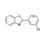 CAS#: 22868-31-1， 2-(3-Chlorophenyl)-1,3-Benzothiazole