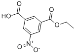 structure of CAS# 22871-55-2, 5-Nitro-1,3-Benzenedicarboxylicacid 1-Ethyl Ester;3-Ethoxycarbonyl-5-Nitro-Benzoic Acid;3-Carbethoxy-5-Nitro-Benzoic Acid;5-Nitroisophthalic Acid, Monoethyl Ester