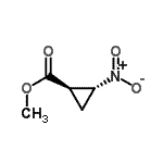 CAS 登录号：22882-45-7， 甲基(1R,2R)-2-硝基环丙烷羧酸酯